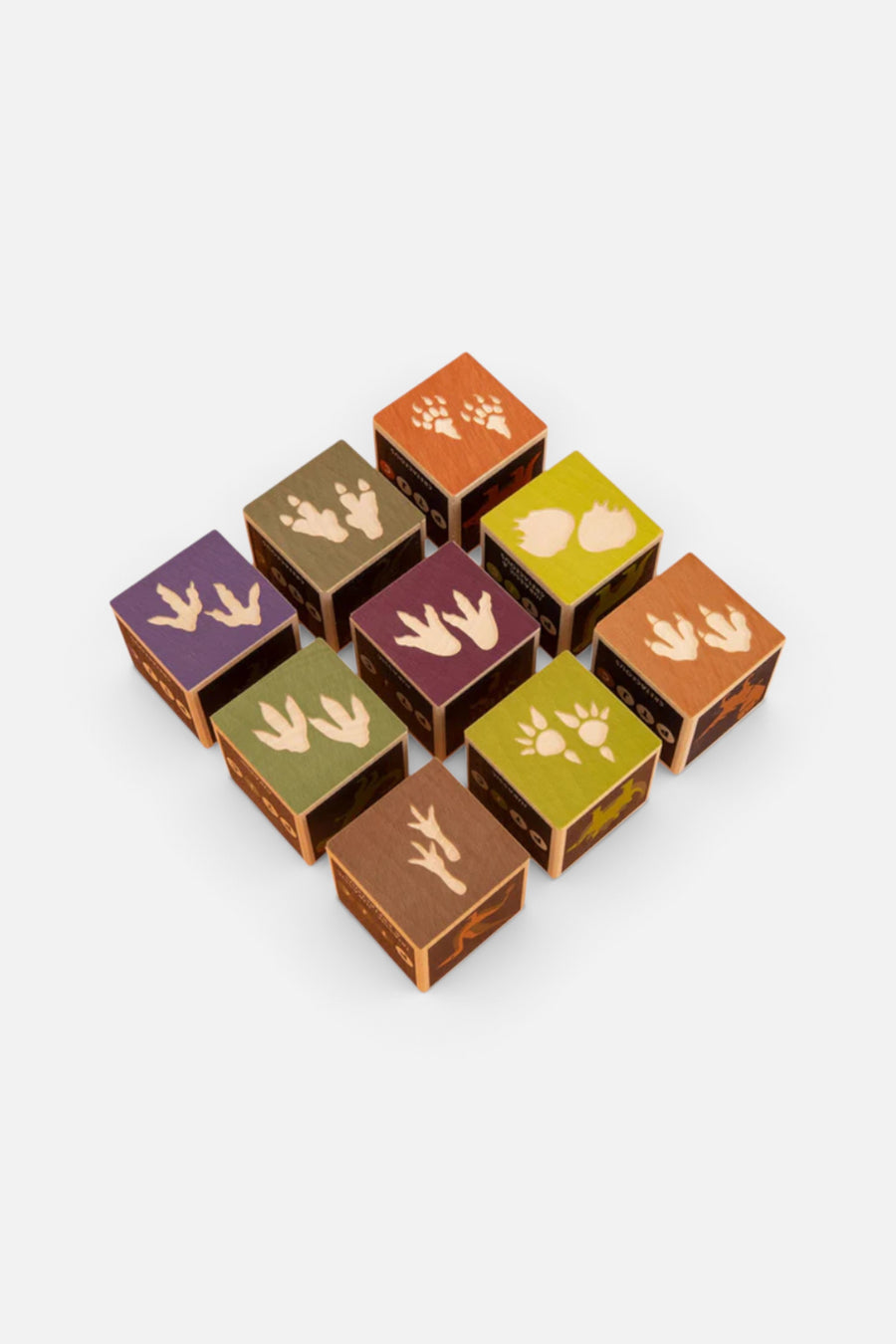 Uncle Goose Dinosaur Blocks – front view