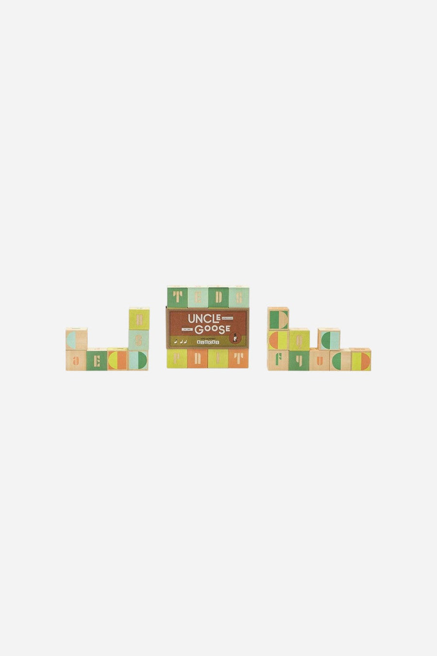 Uncle Goose Mod ABC Blocks – front view
