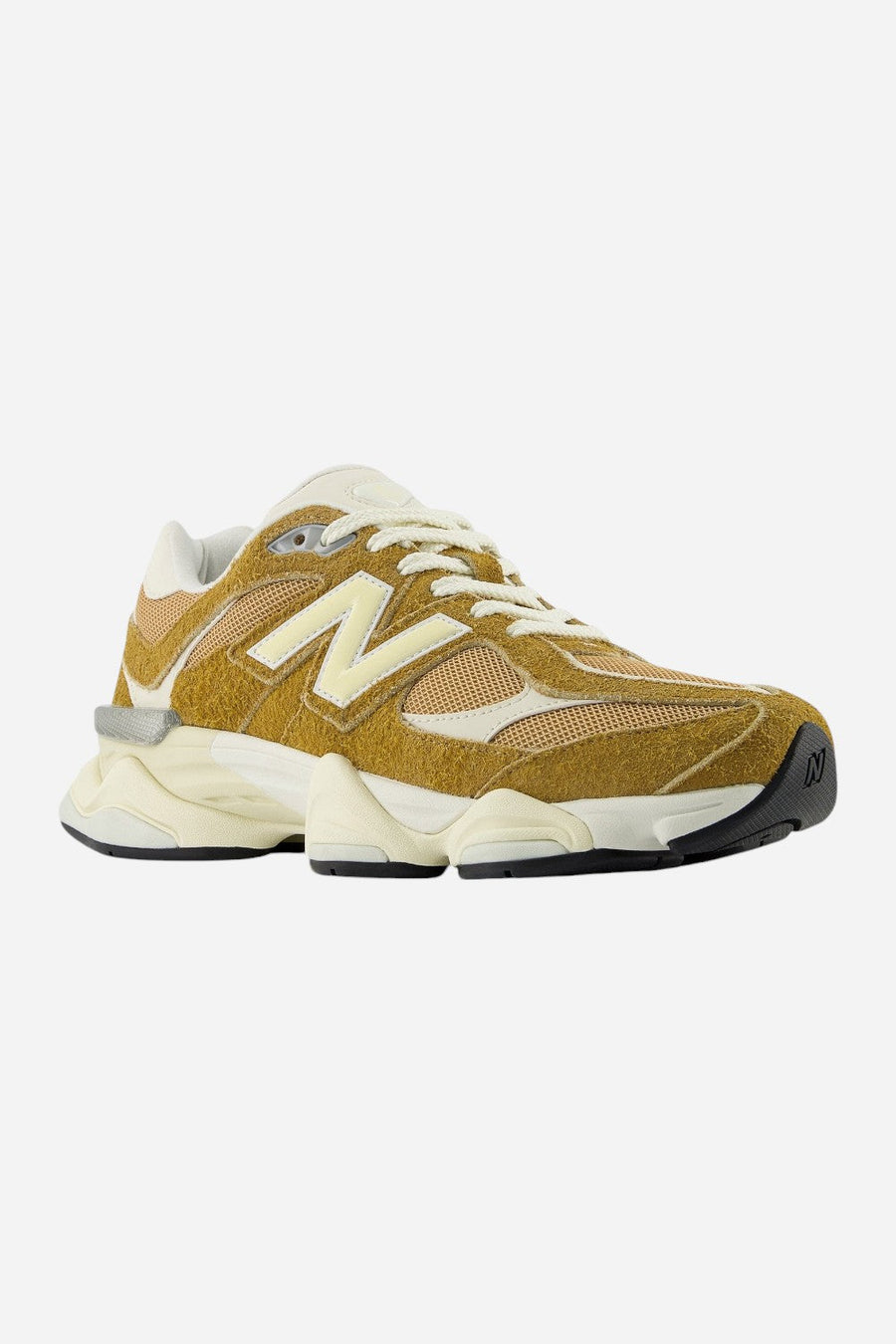 Unisex New Balance 9060 Great Plain Sneakers in Calcium Linen – back view