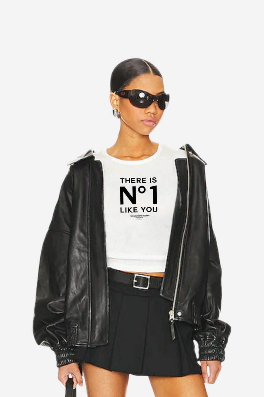 Laundry Room There Is No One Like You Baby Tee in White