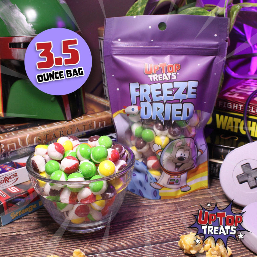 Uptop Treats Original Moon Rocks Freeze Dried Candy – side view