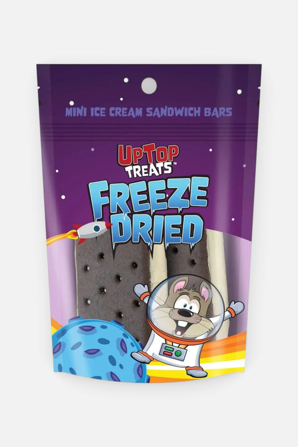 Uptop Treats Vanilla Freeze Dried Ice Cream Sandwich Bars