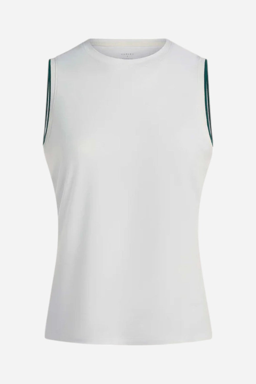 Varley Arton Performance Tank in White/Forest – alternate