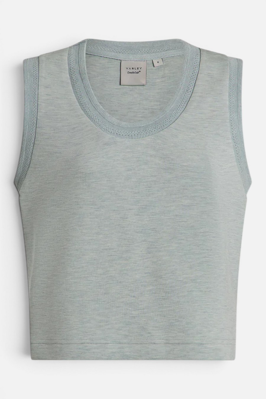 Varley Cambrie Scoop Neck Tank Mint Green – flat lay