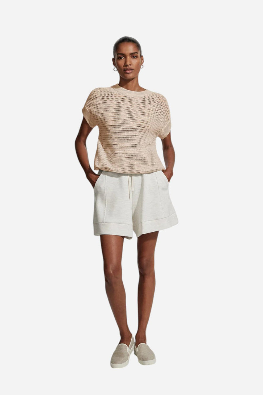 Varley Corvallis Knit in Moonlight – back view