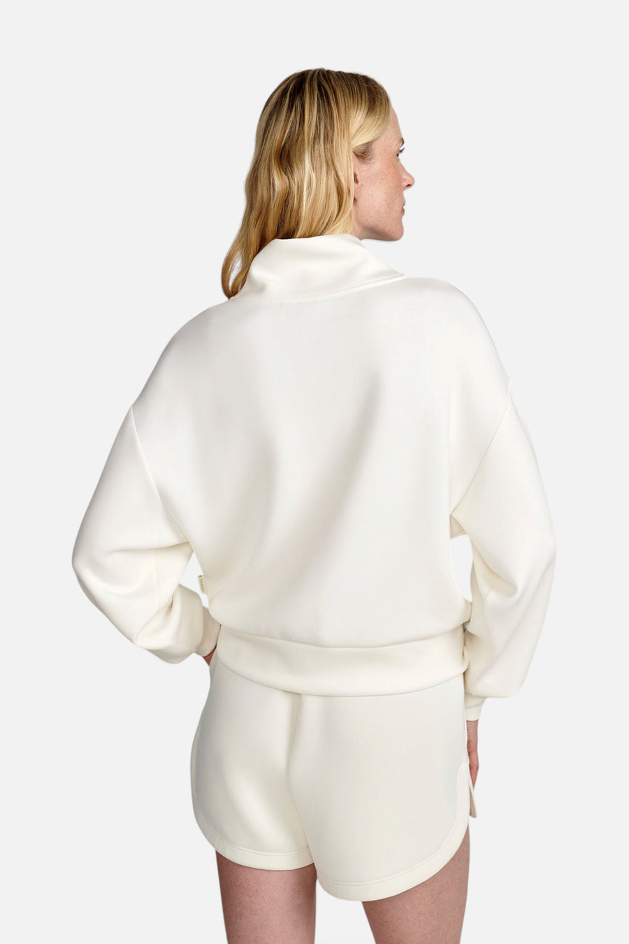 Varley Davidson Sweat in Pristine – back view