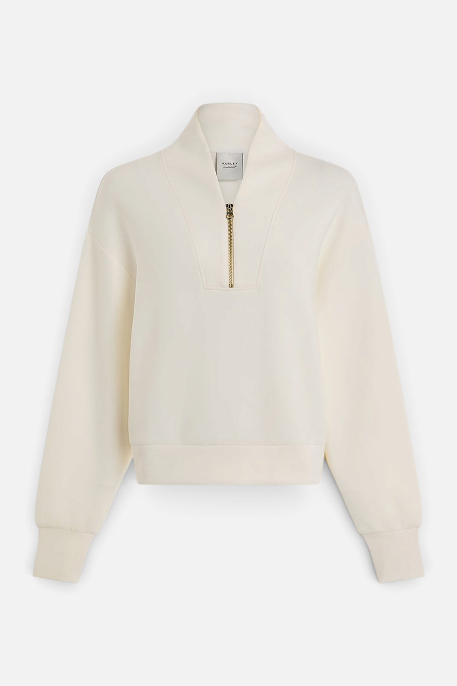 Varley Davidson Sweat in Pristine – flat lay