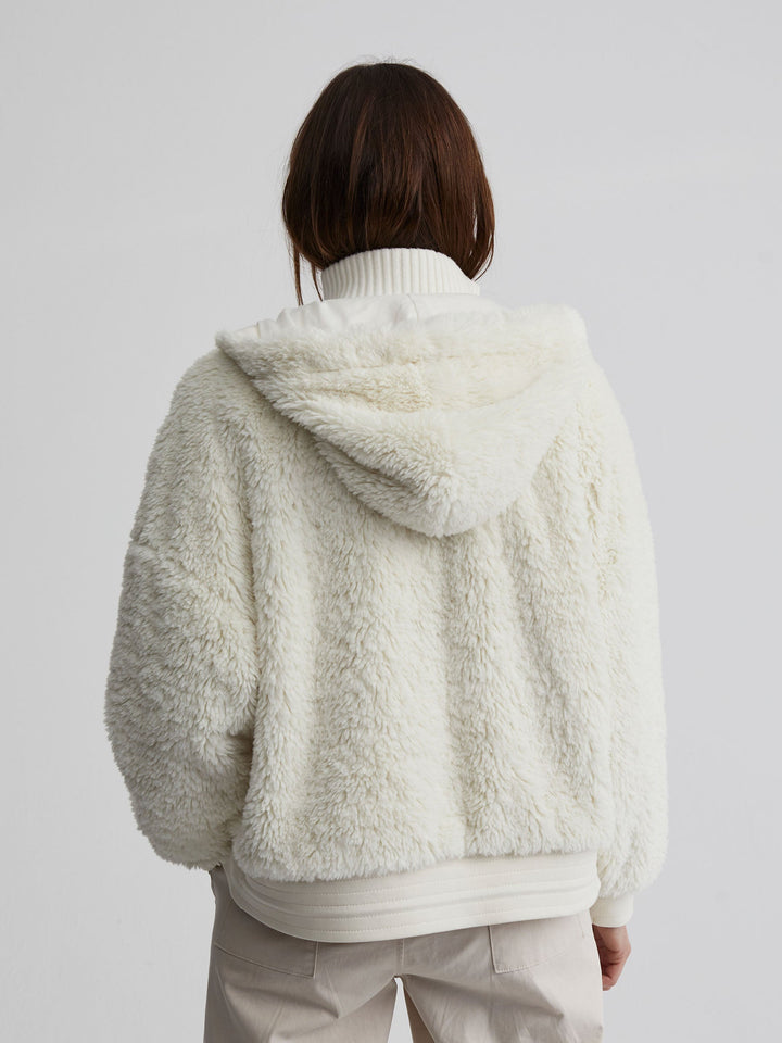 Varley Dylan Jacket in Egret – flat lay