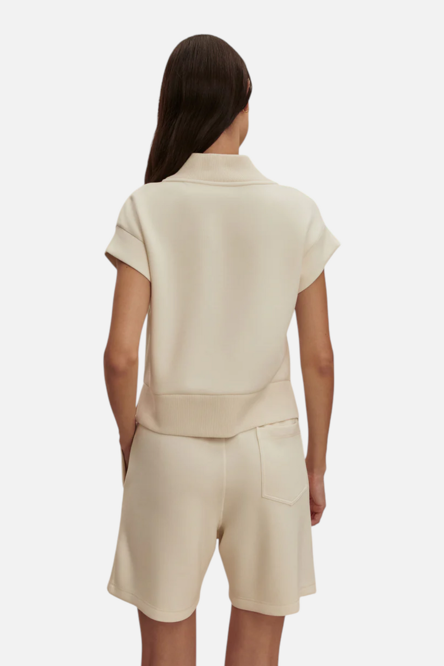 Varley Gracee V Neck Tank in Pristine – detail