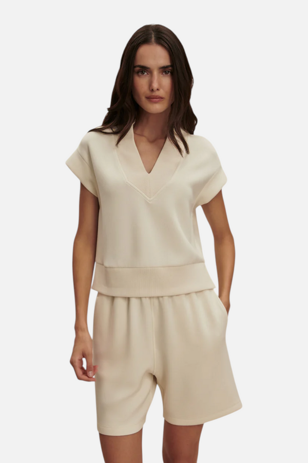 Varley Gracee V Neck Tank in Pristine