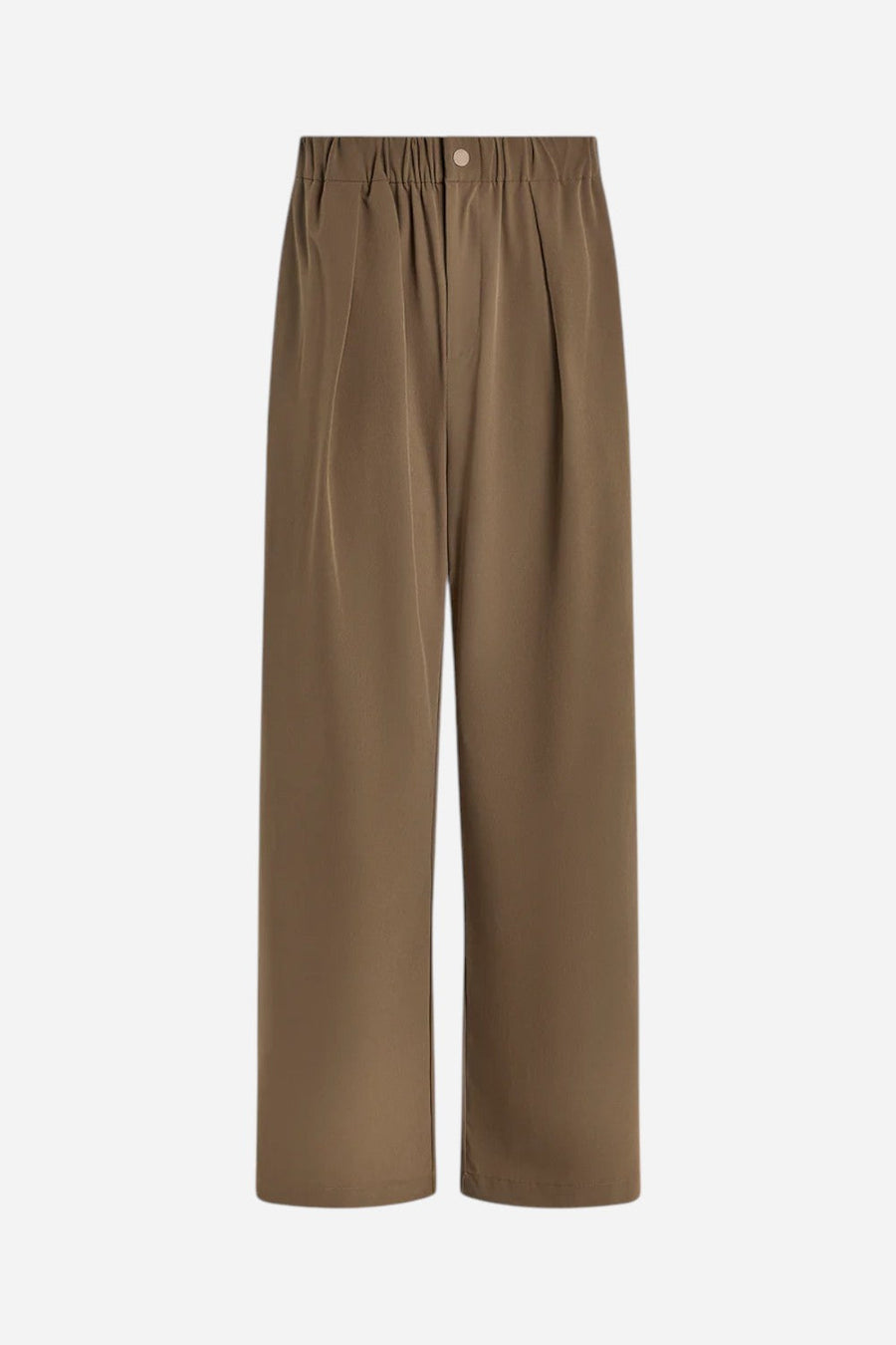 Varley Kayson Wide Leg Pant 29.5" in Taupe Stone – flat lay