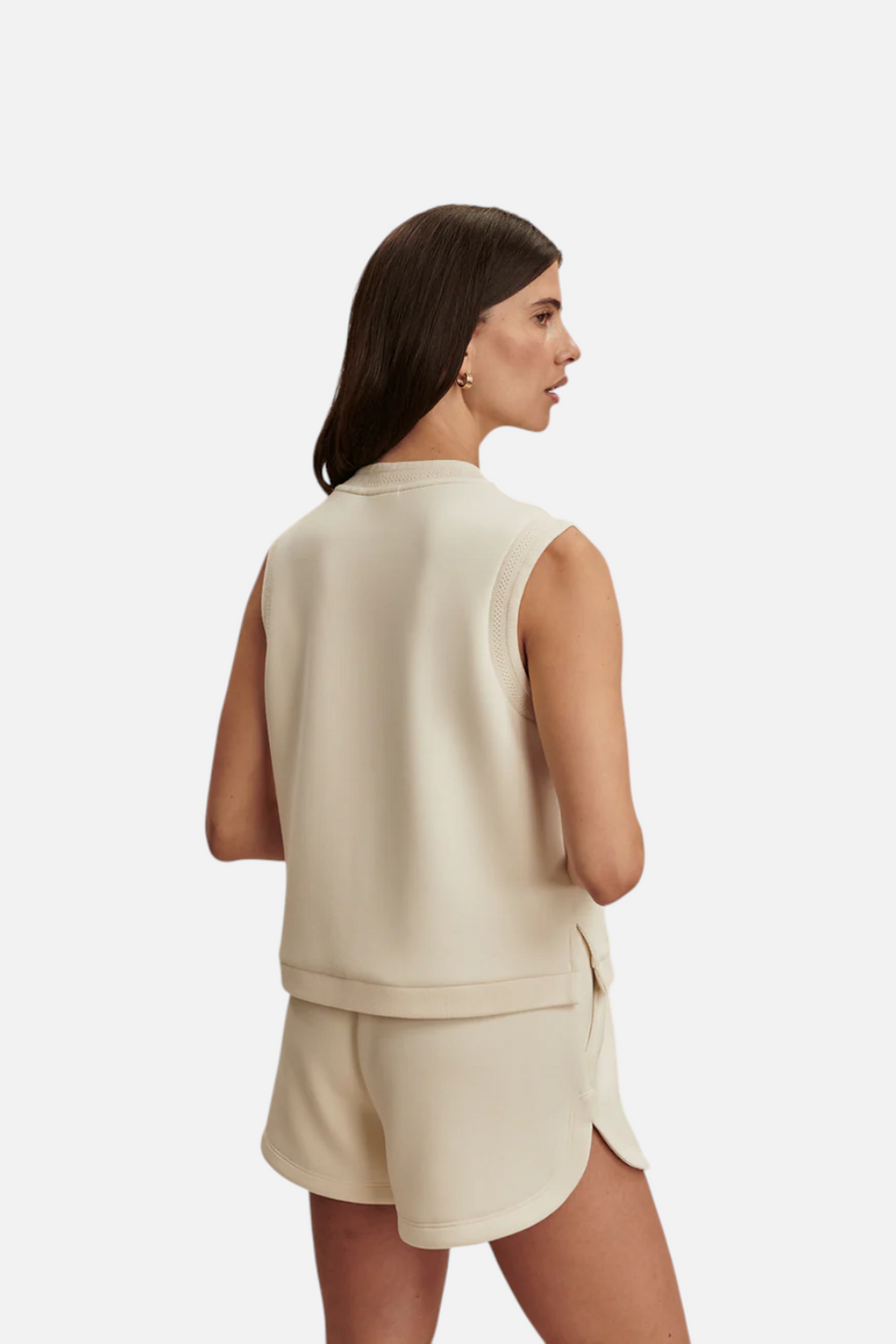 Varley Marla Button Placket Tank in Pristine – alternate