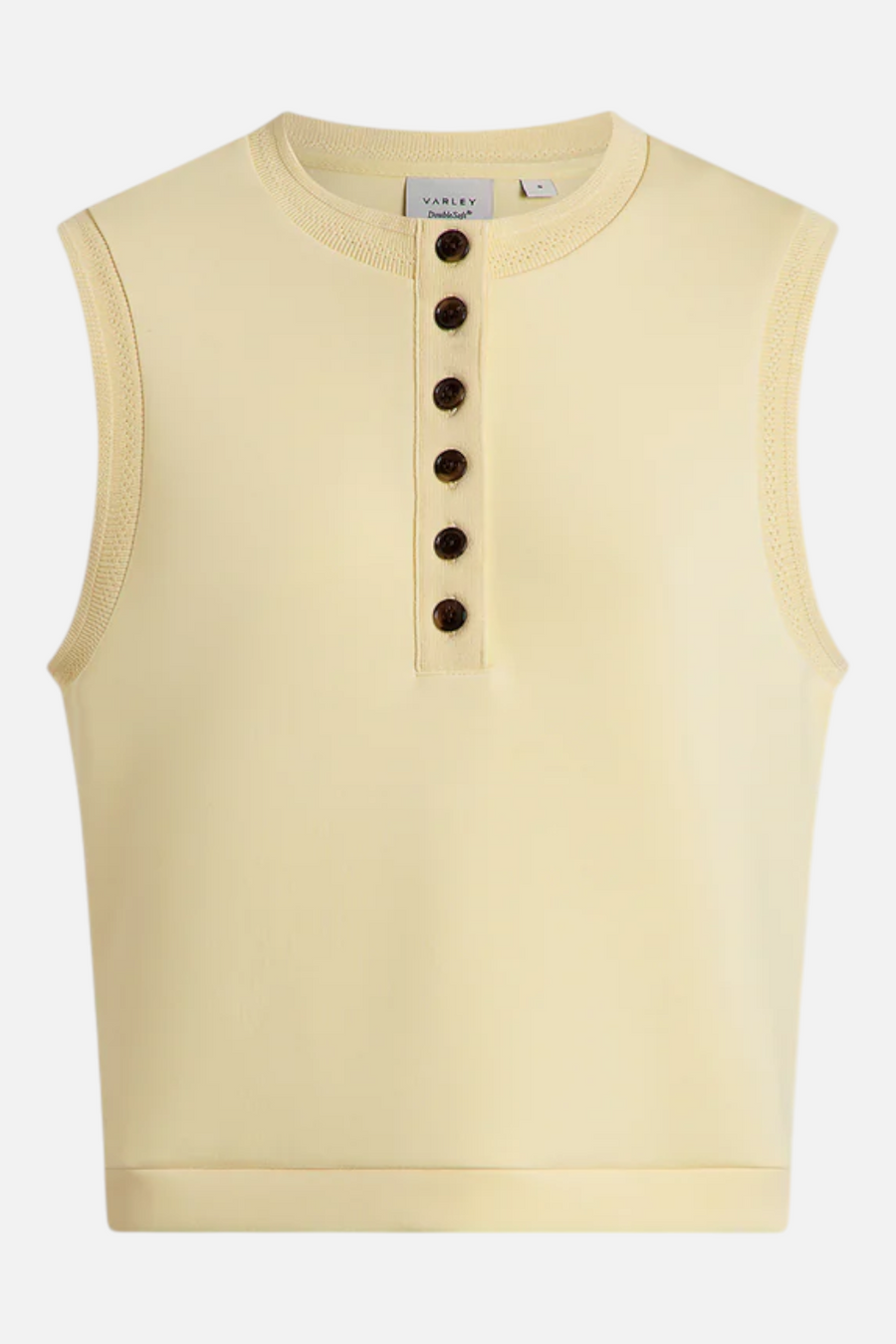 Varley Marla Button Placket Tank Top in Anise Flower – alternate