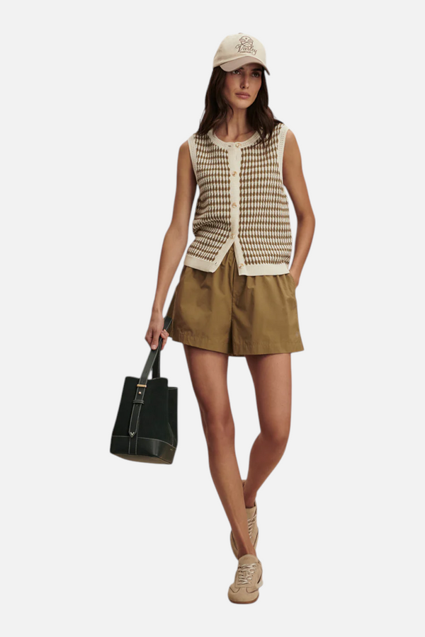 Varley Morales Shorts in Golden Olive