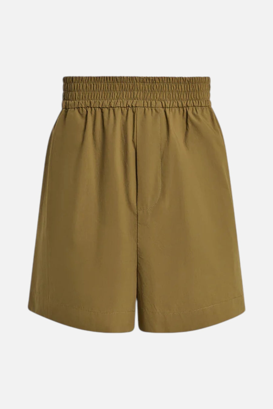 Varley Morales Shorts in Golden Olive – front view