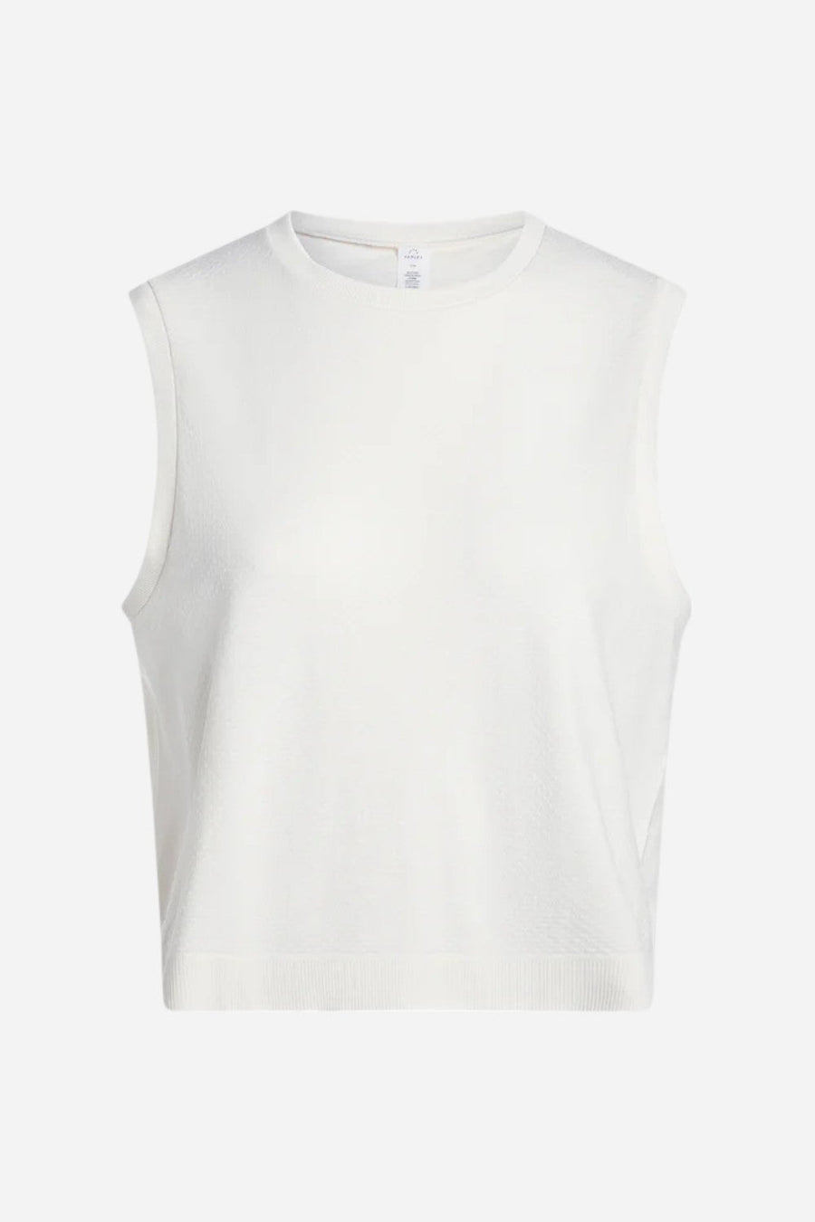 Varley Page Seamless Crop Tank in Snow White – alternate