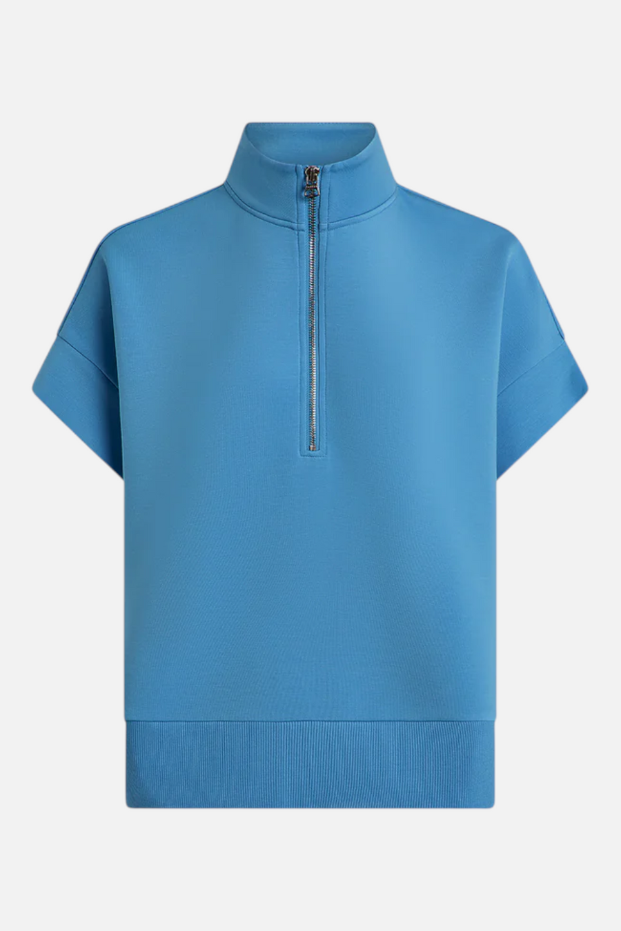 Varley Ritchie Short Sleeve Sweatshirt in Azure Blue – alternate
