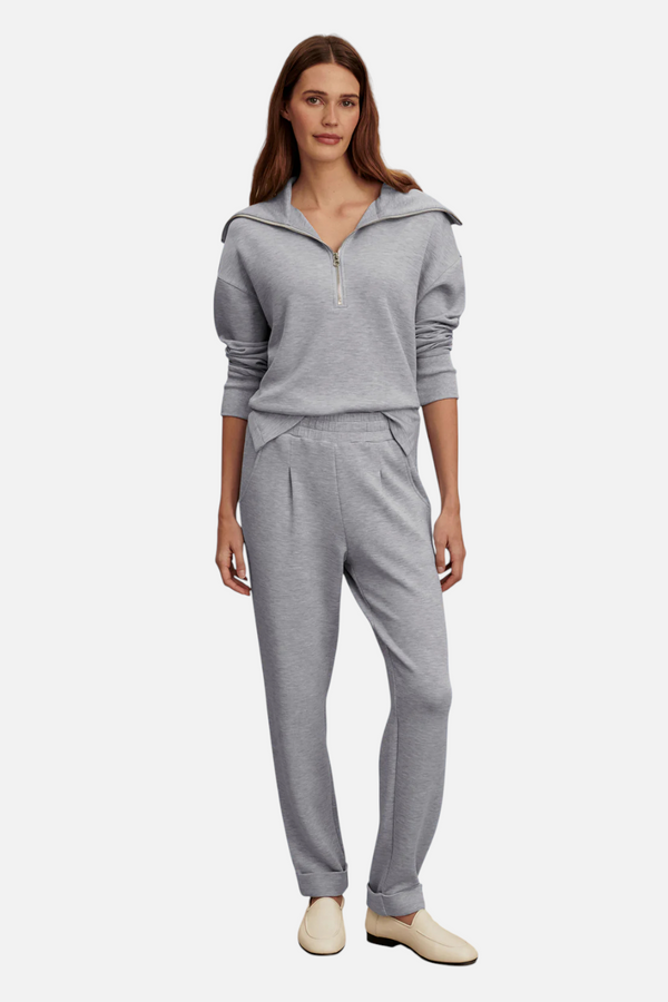 Varley Rolled Cuff Pant 25 in Mid Blue Marl