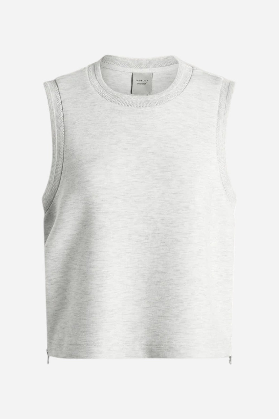 Varley Shea Crop Tank in Ivory Marl – alternate