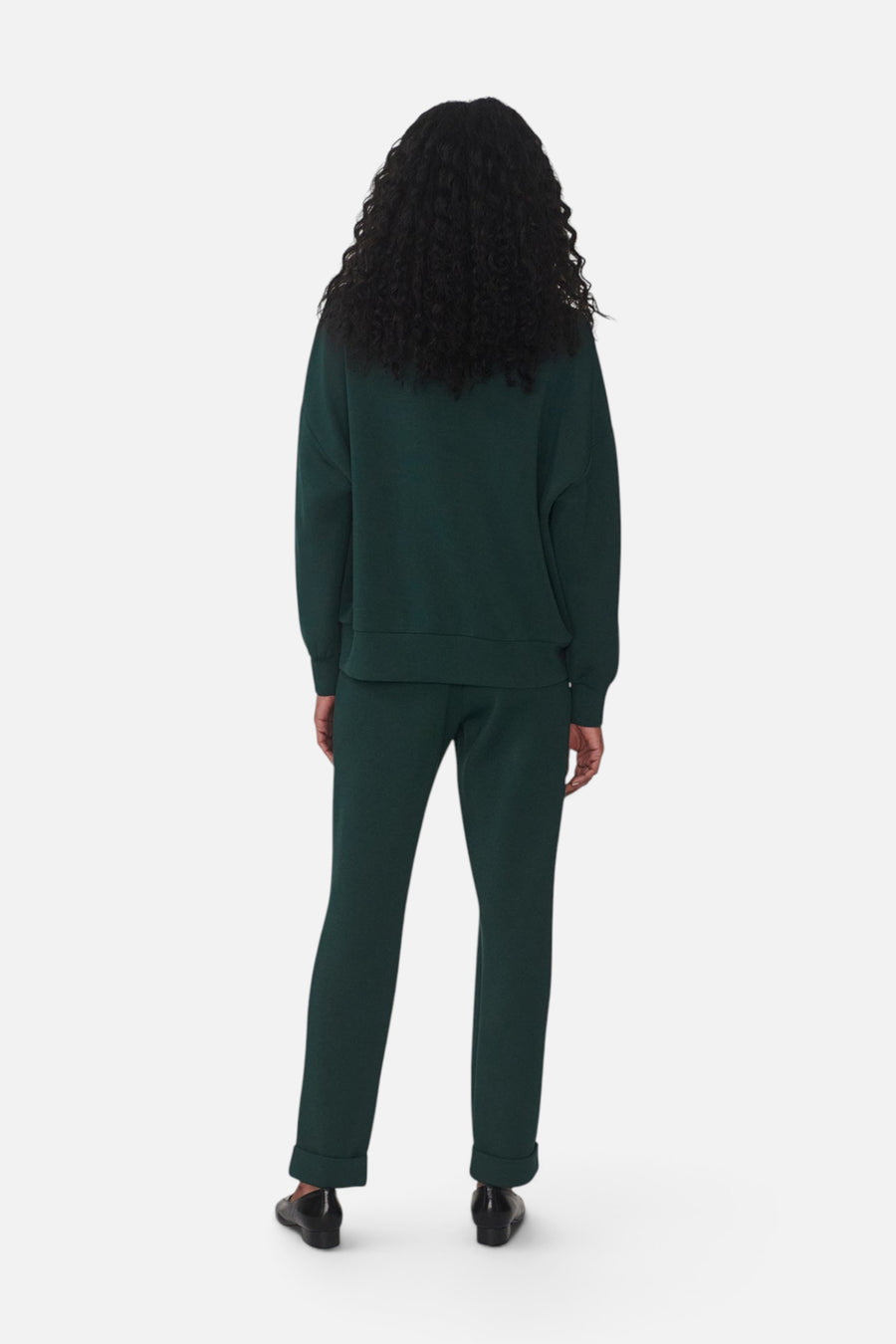 Varley The Rolled Cuff Pant 28.5" in Ponderosa Pine – back view