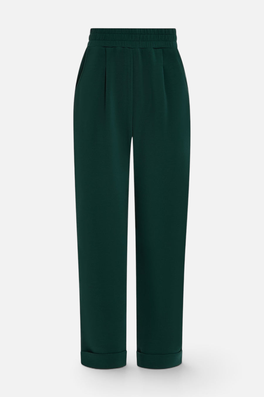 Varley The Rolled Cuff Pant 28.5" in Ponderosa Pine – flat lay