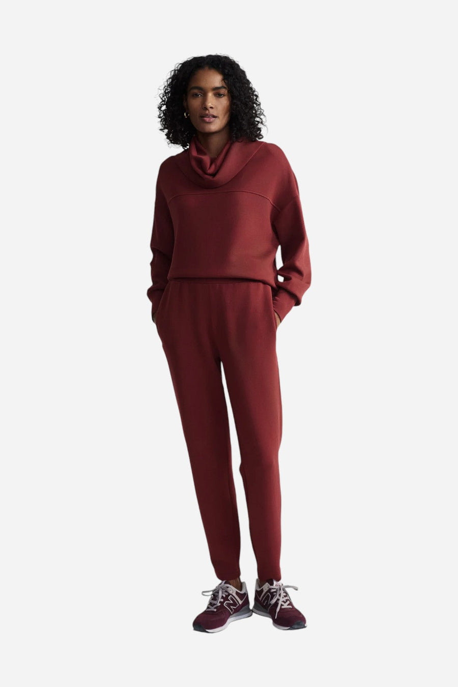 Varley The Slim Pant 25 Russett – back view