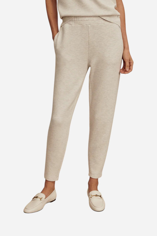 Varley The Slim Pant 27.5" in Ivory Marl