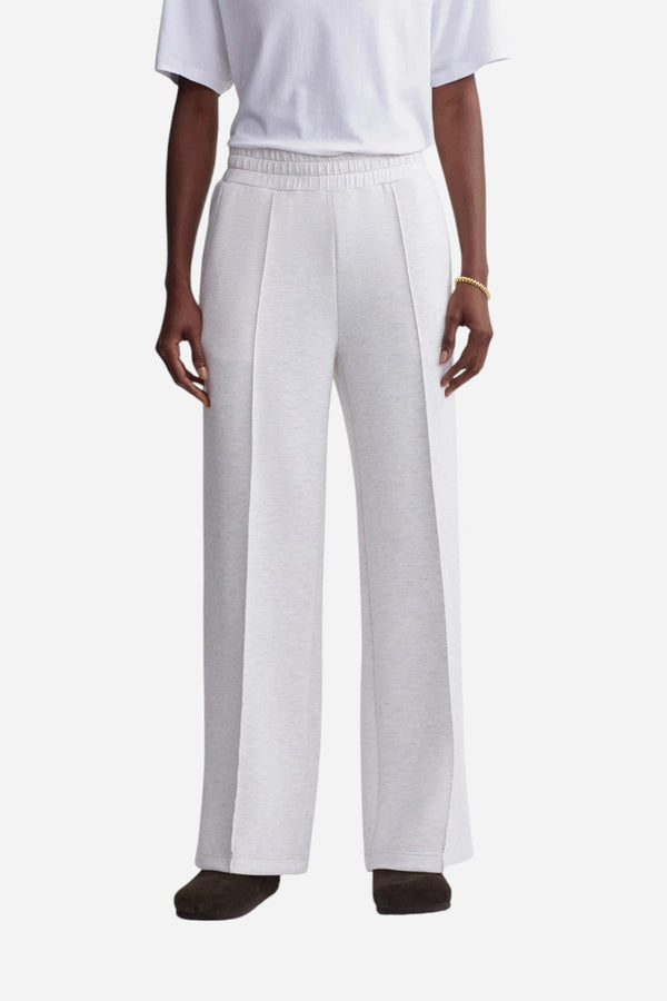 Varley The Wide Leg Pant 28" in Ivory Marl