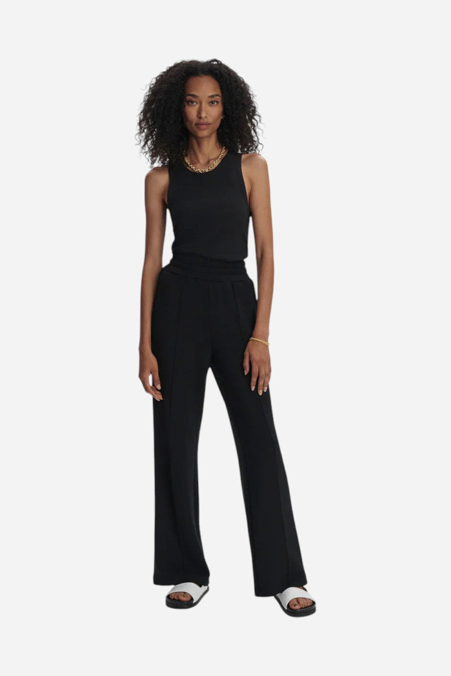 Varley Thurman Tank in Black – back view