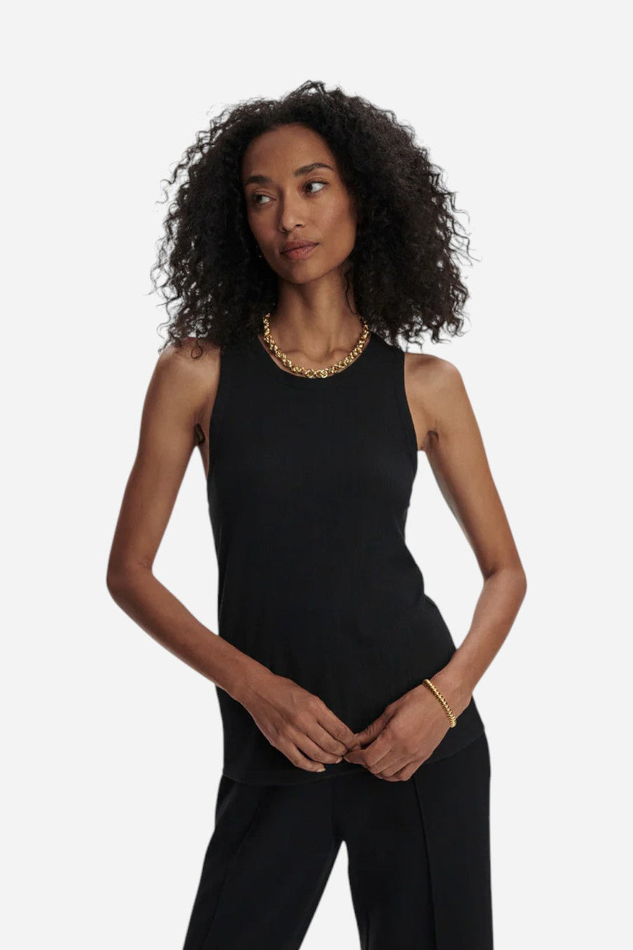 Varley Thurman Tank in Black – detail