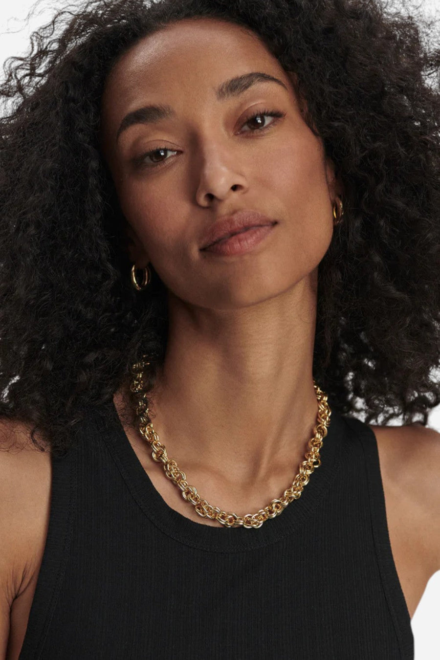 Varley Thurman Tank in Black – side view