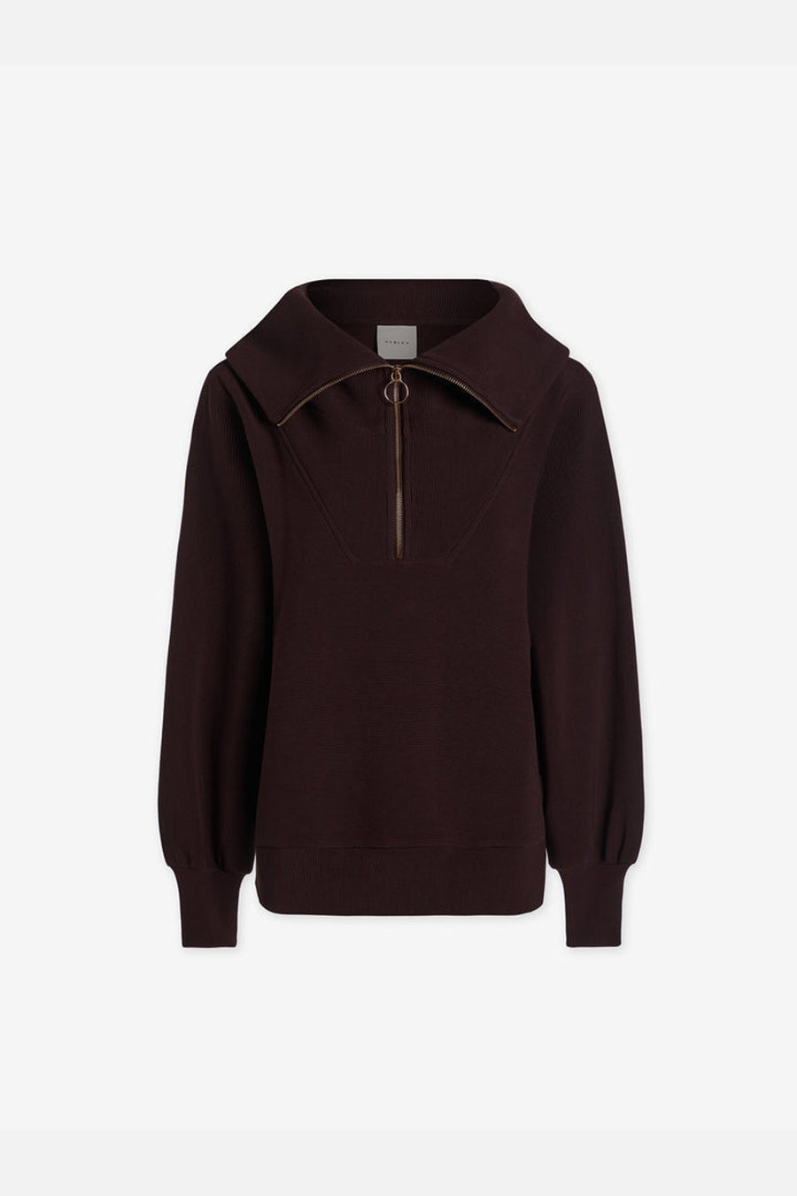 Varley Vine Half-Zip Pullover in Coffee Bean – alternate