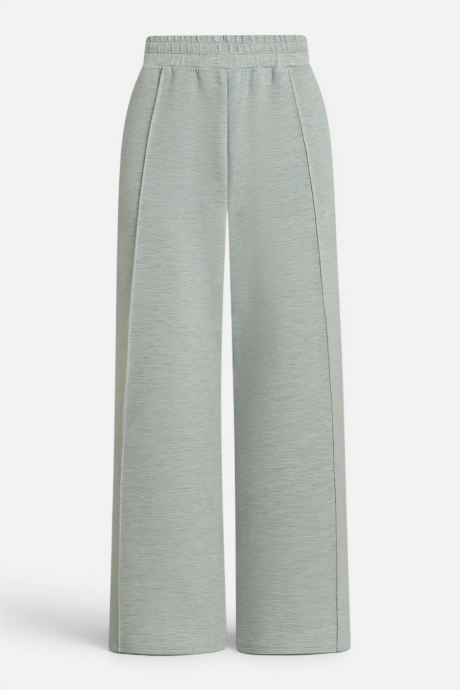 Varley Wide Leg 30" Pant in Mint Green Marl – detail