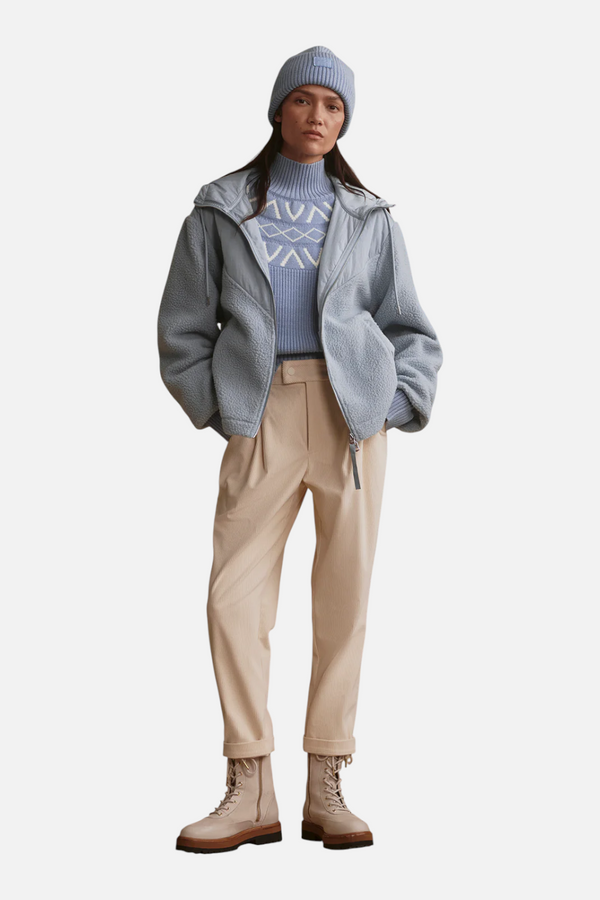 Varley Women's Rosia Fleece Hoodie in Ashley Blue