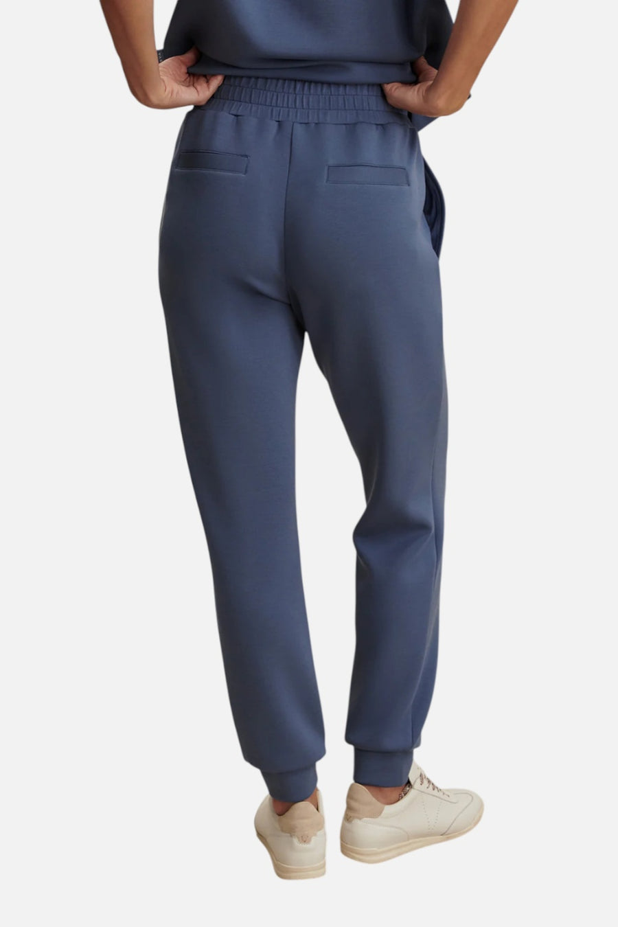 Varley Women's Slim Cuff Pant 27.5" in Bijou Blue – on model