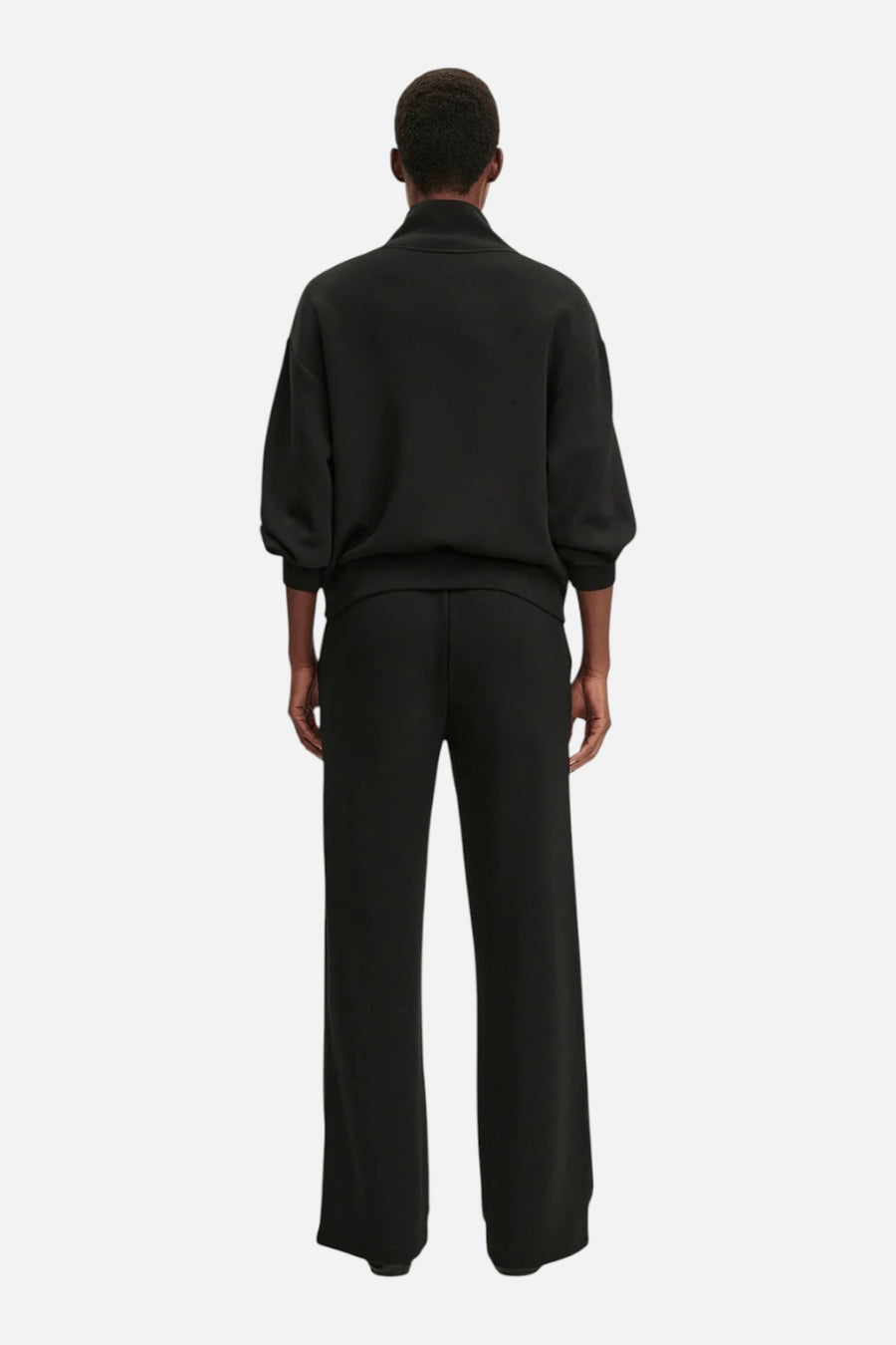Varley Women's Wide Leg Pant 30" in Black – on model
