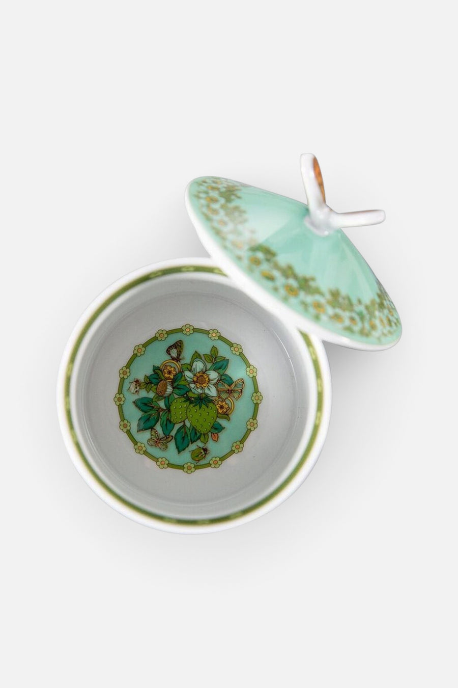Versace Butterfly Garden 30 Years Small Box in Le Jardin Green – detail