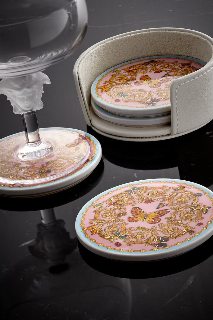 Versace Butterfly Garden Coaster Set of 4 – detail