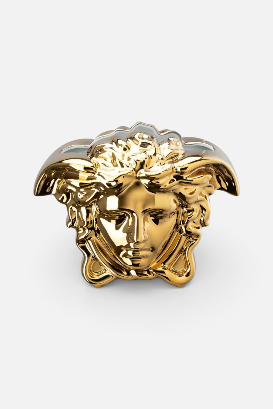 Versace Medusa Grande Vase in Gold – front view