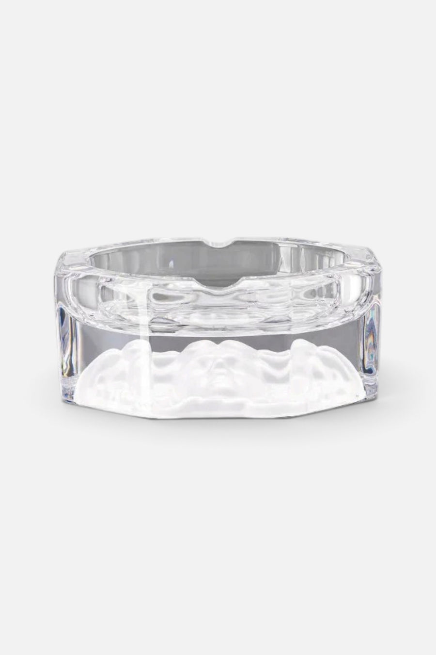 Versace Medusa Lumiere Crystal Ashtray – front view