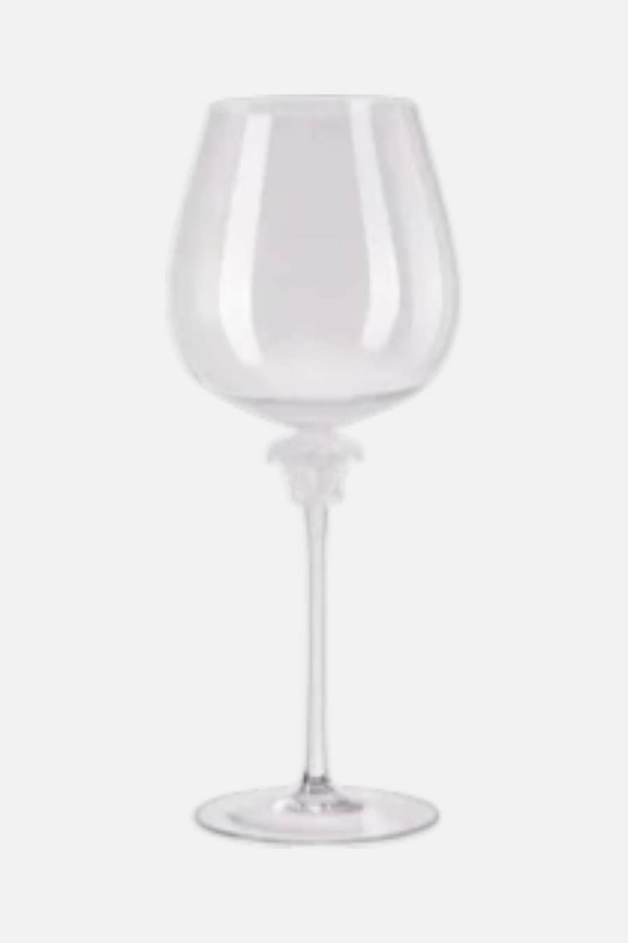 Versace Medusa Lumiere Haze Red Wine Burgundy Goblet – front view