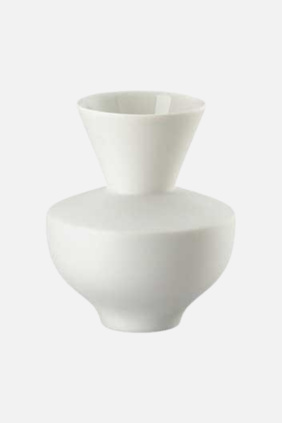 Versace Nymph Mini Vase White – front view