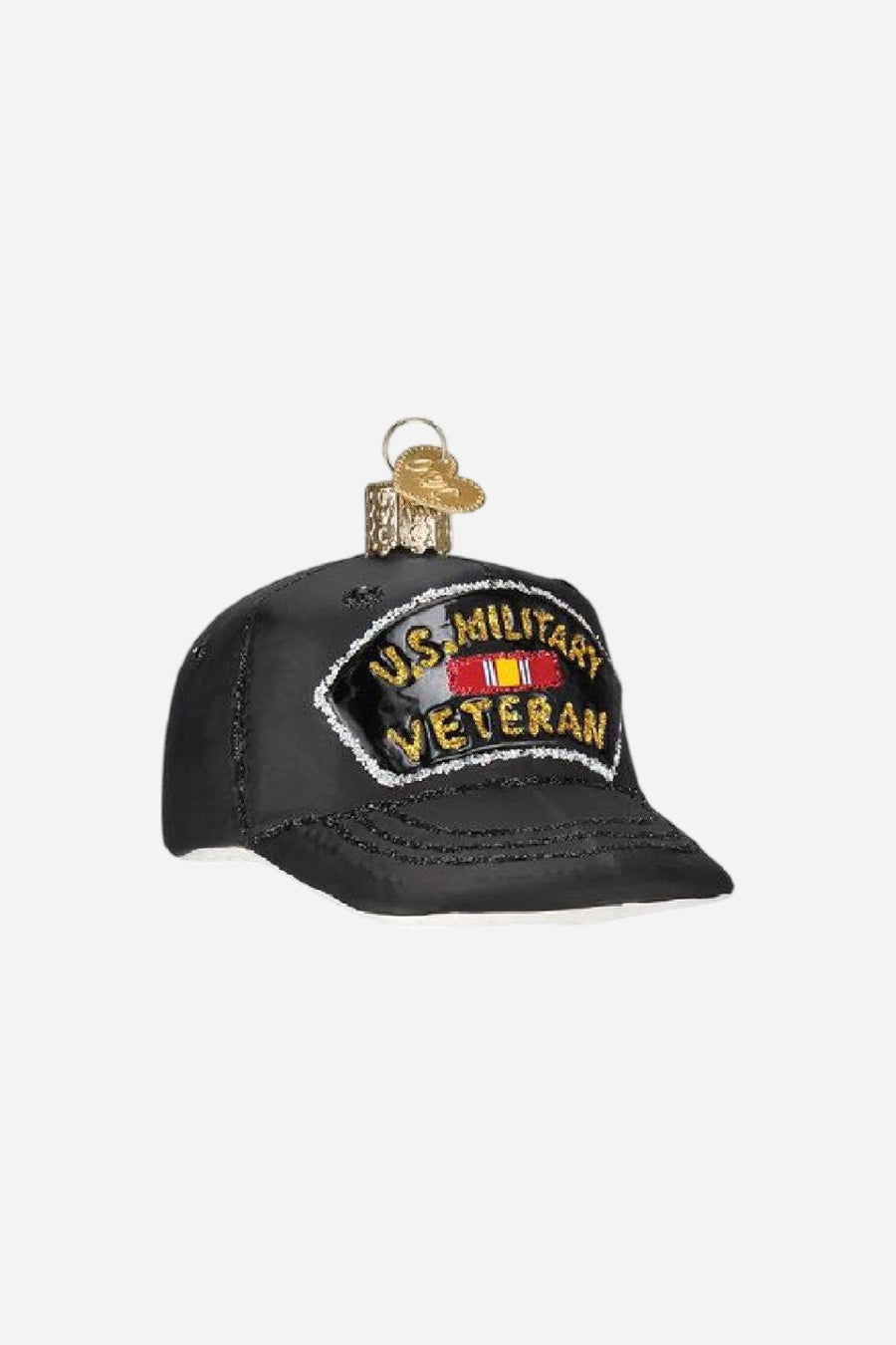 Veteran's Cap Ornament – front view