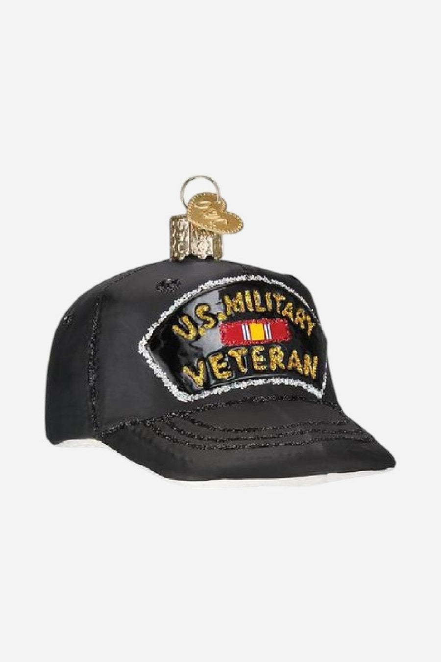 Veteran's Cap Ornament – front view