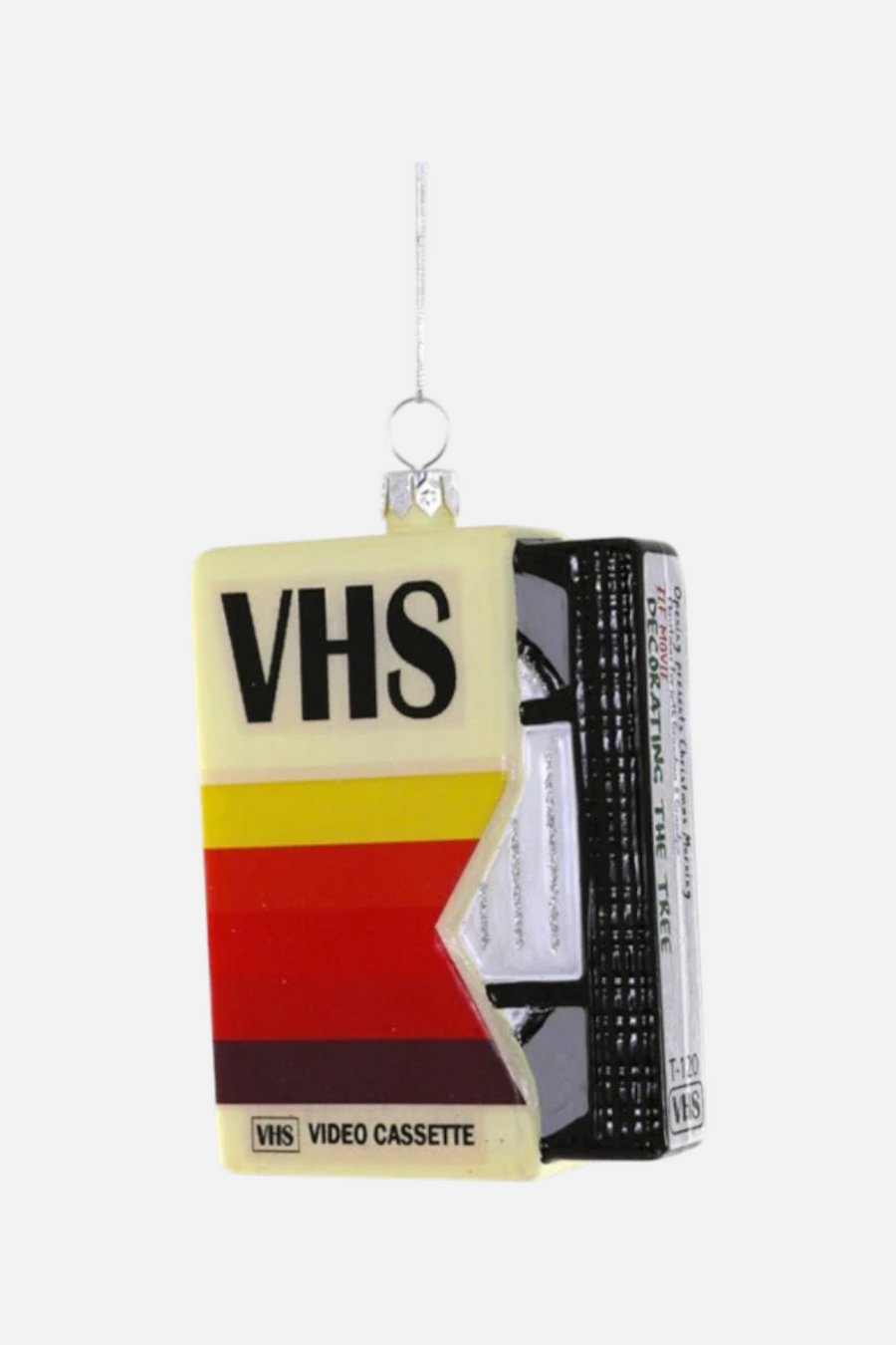 VHS Tape Ornament – front view