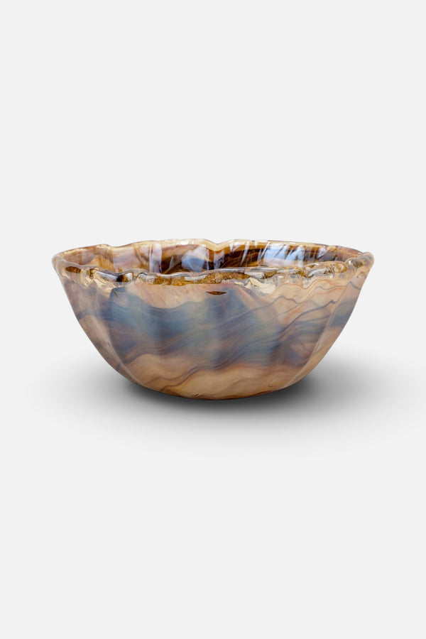 Vietri Onda Glass Tortoiseshell Small Bowl
