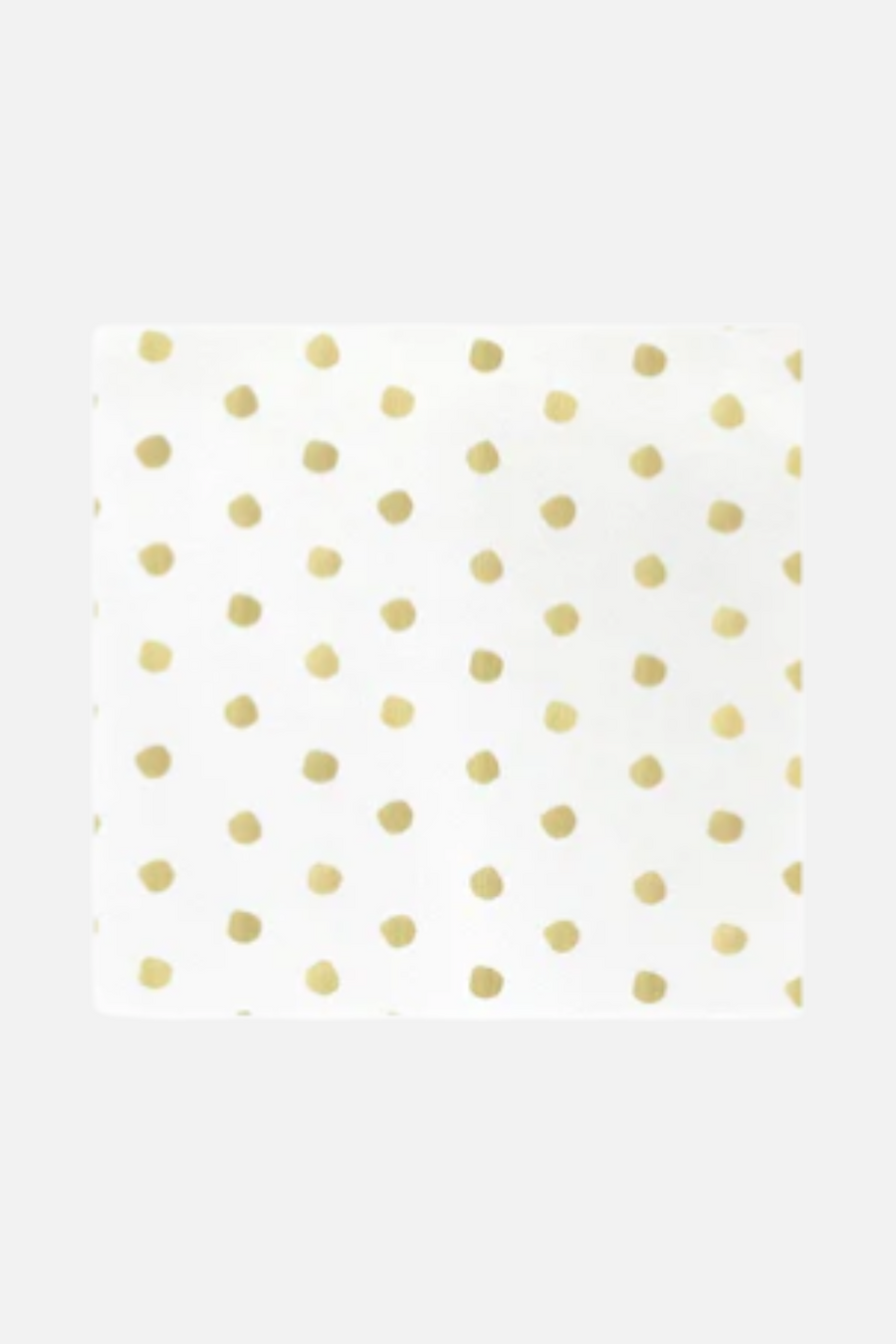 Vietri Papersoft Napkins Dot Cocktail Napkins in Linen – front view