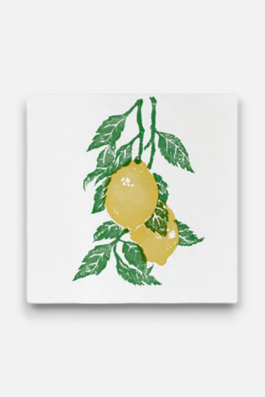 Vietri Papersoft Napkins in Limoni Cocktail Napkins (Pack of 20) – front view