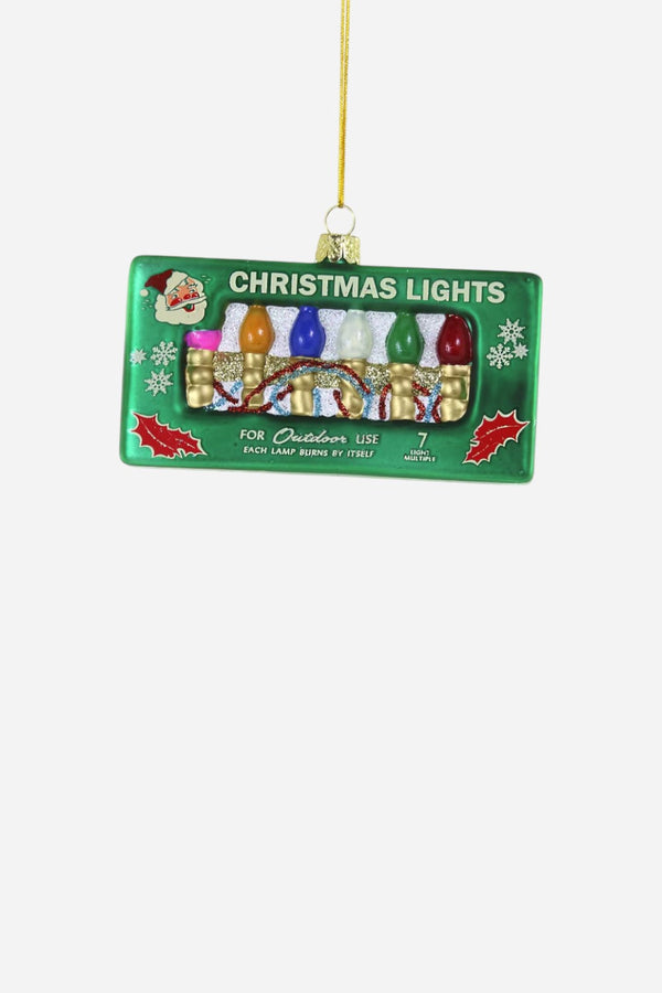 Vintage Christmas Lights Ornament