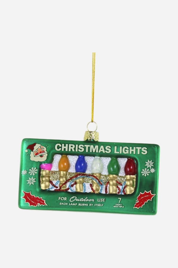 Vintage Christmas Lights Ornament
